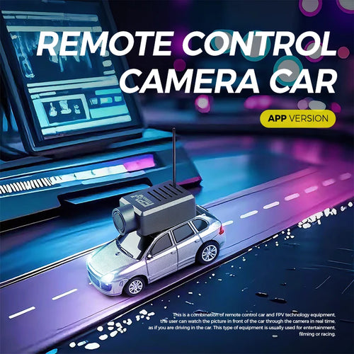 FPV RC automobilis su kamera – valdomas telefonu