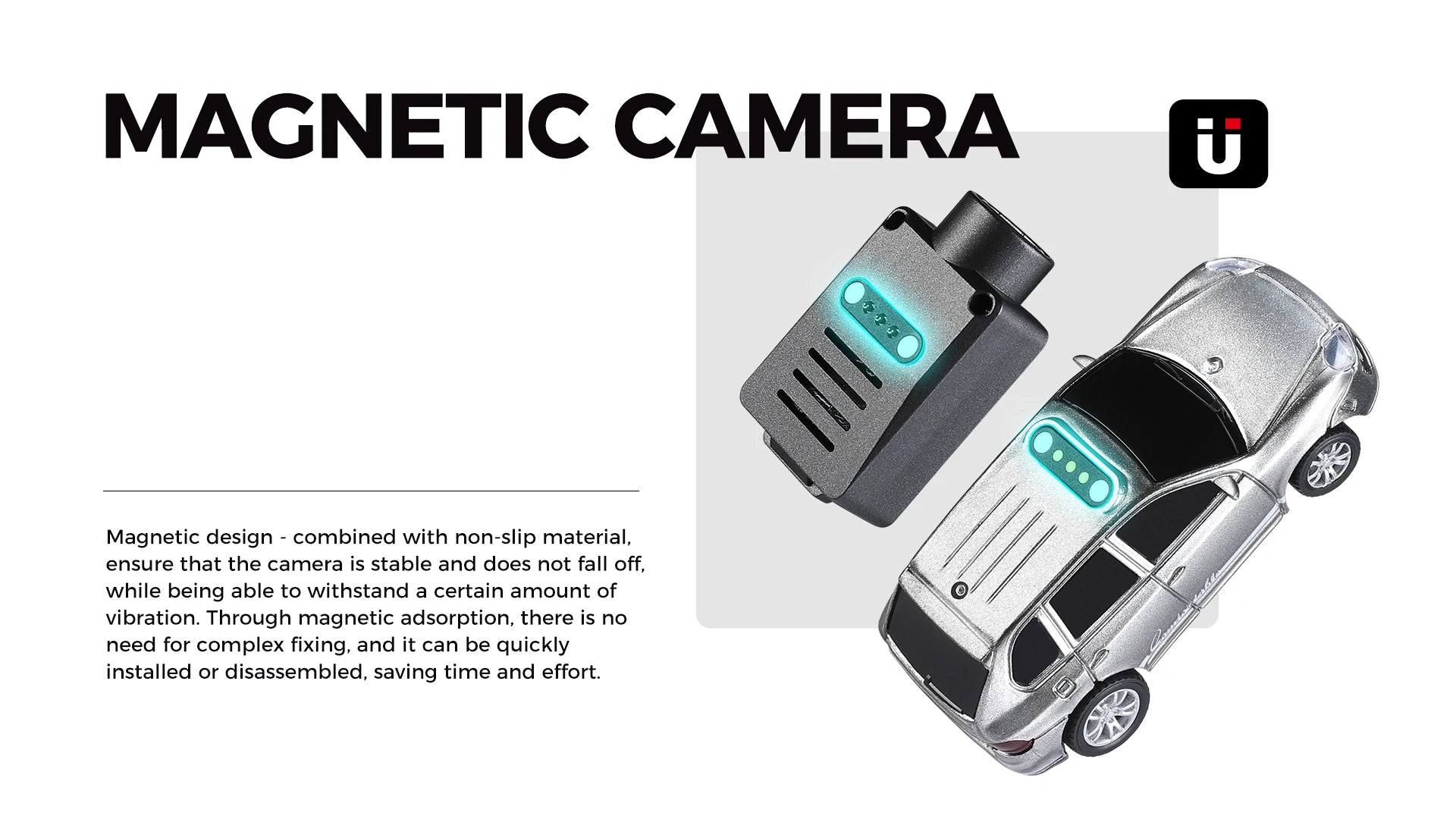 FPV RC automobilis su kamera – valdomas telefonu
