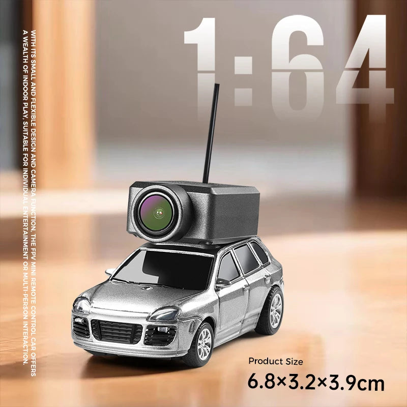 FPV RC automobilis su kamera – valdomas telefonu